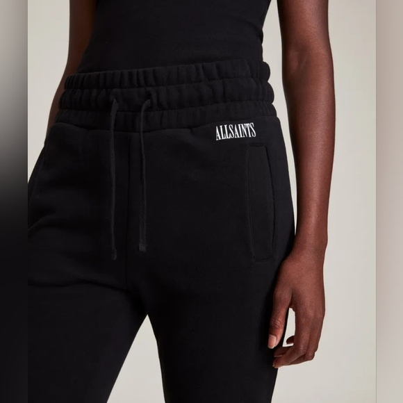 ALL SAINTS Alden Relaxed Cuffed Sweatpants In Black Size  S - Picture 13 of 16